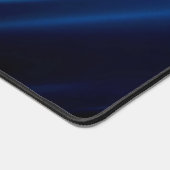 Abstracte blauwe lijnen op zwart bureaumat (Hoek)