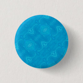 Abstracte Blauwe Marmeren Gepersonaliseerde HP Lap Ronde Button 3,2 Cm