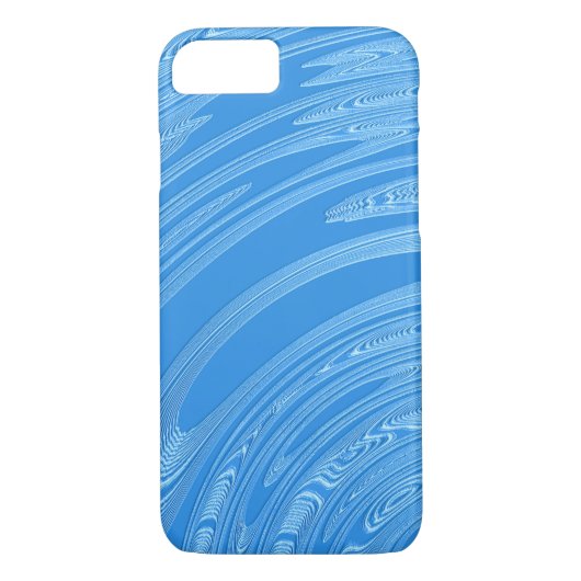 abstracte blauwe metalen textuur Case-Mate iPhone case (Achterkant)