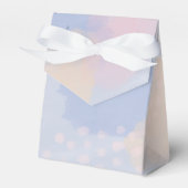 Abstracte Blauwe Pastel Moderne Kunst Bedankdoosjes (Voorkant Zijde)
