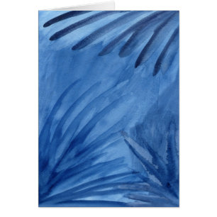 Abstracte blauwe stralen maken je eigen markcard