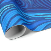 Abstracte Blauwe Turquoise Ocean Water Waves | Cadeaupapier (Rol Hoek)