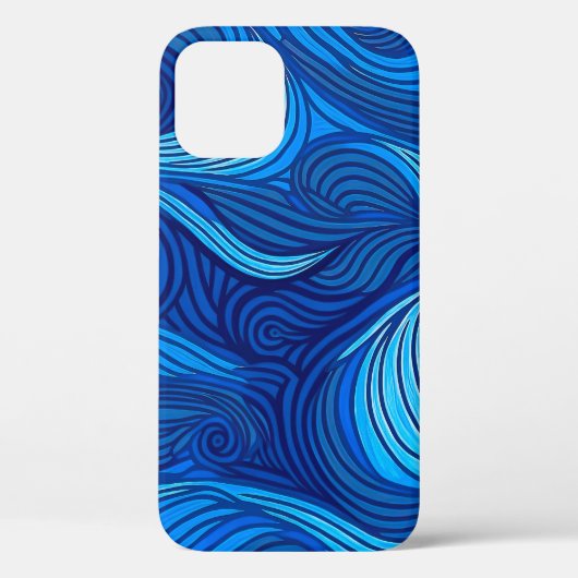 Abstracte Blauwe Turquoise Ocean Water Waves | Case-Mate iPhone Case (Achterkant)