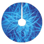 Abstracte blauwe ventilator kerstboom rok (Voorkant)