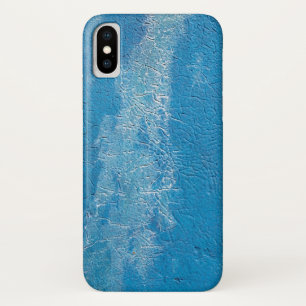 abstracte blauwe verf textuur Case-Mate iPhone case