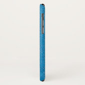 abstracte blauwe verftextuur Case-Mate iPhone case (Achterkant/links)