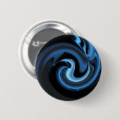 Abstracte blauwe vogel *personaliseren* ronde button 5,7 cm (Voorkant /achterkant)