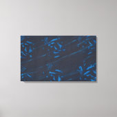Abstracte Blauwe Vormen op marinesunerschilderCanv Canvas Afdruk (Voorkant)