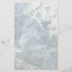 Abstracte blauwe waterverf achtergrond briefpapier