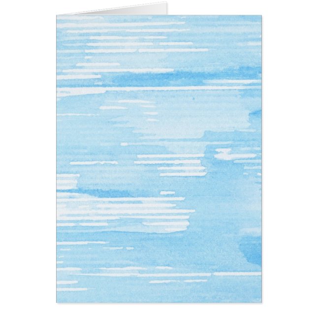 Abstracte blauwe waterverf achtergrond, textuur. (Voorkant)