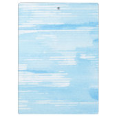Abstracte blauwe waterverf achtergrond, textuur. 2 klembord (Achterkant)