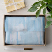 Abstracte blauwe waterverf achtergrond, textuur. 2 tissuepapier (Geschenk)