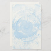 Abstracte blauwe waterverf achtergrond, textuur. briefpapier (Voorkant / Achterkant)