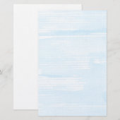 Abstracte blauwe waterverf achtergrond, textuur. briefpapier (Voorkant / Achterkant)