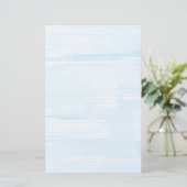 Abstracte blauwe waterverf achtergrond, textuur. briefpapier (Staand voorkant)