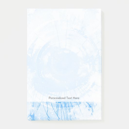 Abstracte blauwe waterverf achtergrond, textuur. post-it® notes (Voorkant)