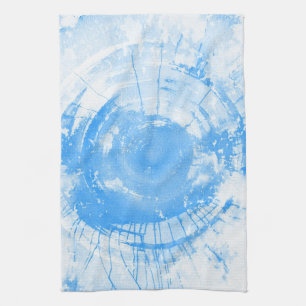 Abstracte blauwe waterverf achtergrond, textuur. theedoek