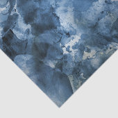 Abstracte blauwe waterverf achtergrond tissuepapier (Detail)