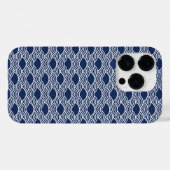 abstracte blauwe zee golven in Chinese stijl Case-Mate iPhone Case (Achterkant (horizontaal))