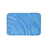 abstracte blauwe zilvermetelstructuur. badmat (Voorkant)