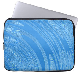 abstracte blauwe zilvermetelstructuur. laptop sleeve