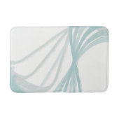 Abstracte blauwgrijze wervelingen badmat (Voorkant)