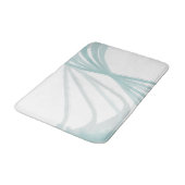 Abstracte blauwgrijze wervelingen badmat (Gekanteld)