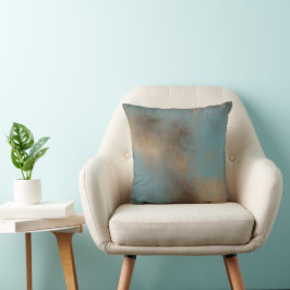 Abstracte Blauwgroen kunst | SIERKUSSEN