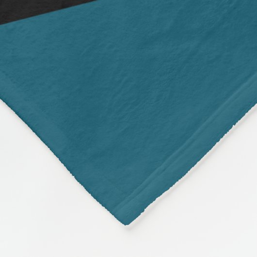 Abstracte Blauwgroen polygons Fleece Deken (Hoek)