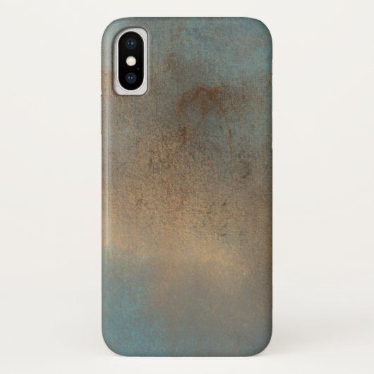 Abstracte blauwtinten gekleurde illustraties Case-Mate iPhone case (Achterkant)