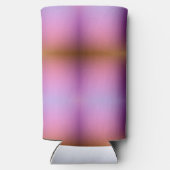 Abstracte blikkoeler met een verticale gradiënt seltzer blikjeskoeler (Achterkant)
