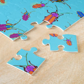 Abstracte bliksembijlen Jigzaag Puzzles Legpuzzel (Zijkant)