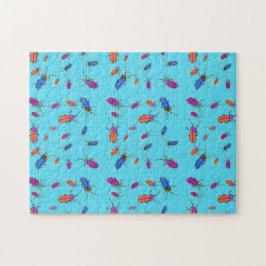 Abstracte bliksembijlen Jigzaag Puzzles Legpuzzel