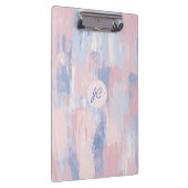 Abstracte blindheid en blauwe verf lijnen klembord (Rechts)