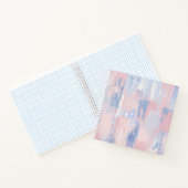 Abstracte blindheid en blauwe verf lijnen notitieboek (Binnen)