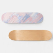 Abstracte blindheid en blauwe verf lijnen persoonlijk skateboard (Horizontaal)