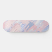 Abstracte blindheid en blauwe verf lijnen persoonlijk skateboard (Horizontaal)