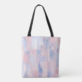Abstracte blindheid en blauwe verf lijnen tote bag (Achterkant)