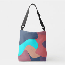 Abstracte Blobs Crossbody Tas