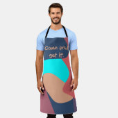 Abstracte Blobs Schort (Gedragen)