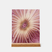 Abstracte bloeiende fractale kunst en schaduwen va acryl bord (Voorkant)