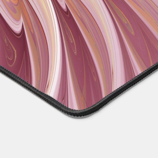 Abstracte bloeiende fractale kunst en schaduwen va bureaumat (Hoek)