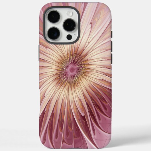 Abstracte bloeiende fractale kunst en schaduwen va Case-Mate iPhone case (Achterkant)