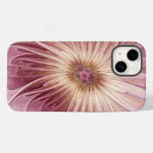Abstracte bloeiende fractale kunst en schaduwen va Case-Mate iPhone case (Achterkant (horizontaal))
