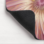 Abstracte bloeiende fractale kunst en schaduwen va muismat (Hoek)