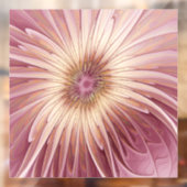 Abstracte bloeiende fractale kunst en schaduwen va raamsticker (Vel 2)