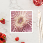 Abstracte bloeiende fractale kunst en schaduwen va servet (Insitu)