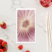 Abstracte bloeiende fractale kunst en schaduwen va servet (Insitu)