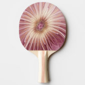 Abstracte bloeiende fractale kunst en schaduwen va tafeltennisbatje (Achterkant)