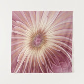 Abstracte bloeiende fractale kunst en schaduwen va wandkleed (Voorkant)